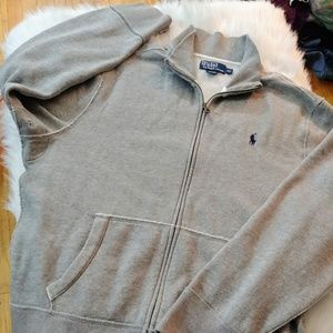 R.L. Polo zippered sweat shirt